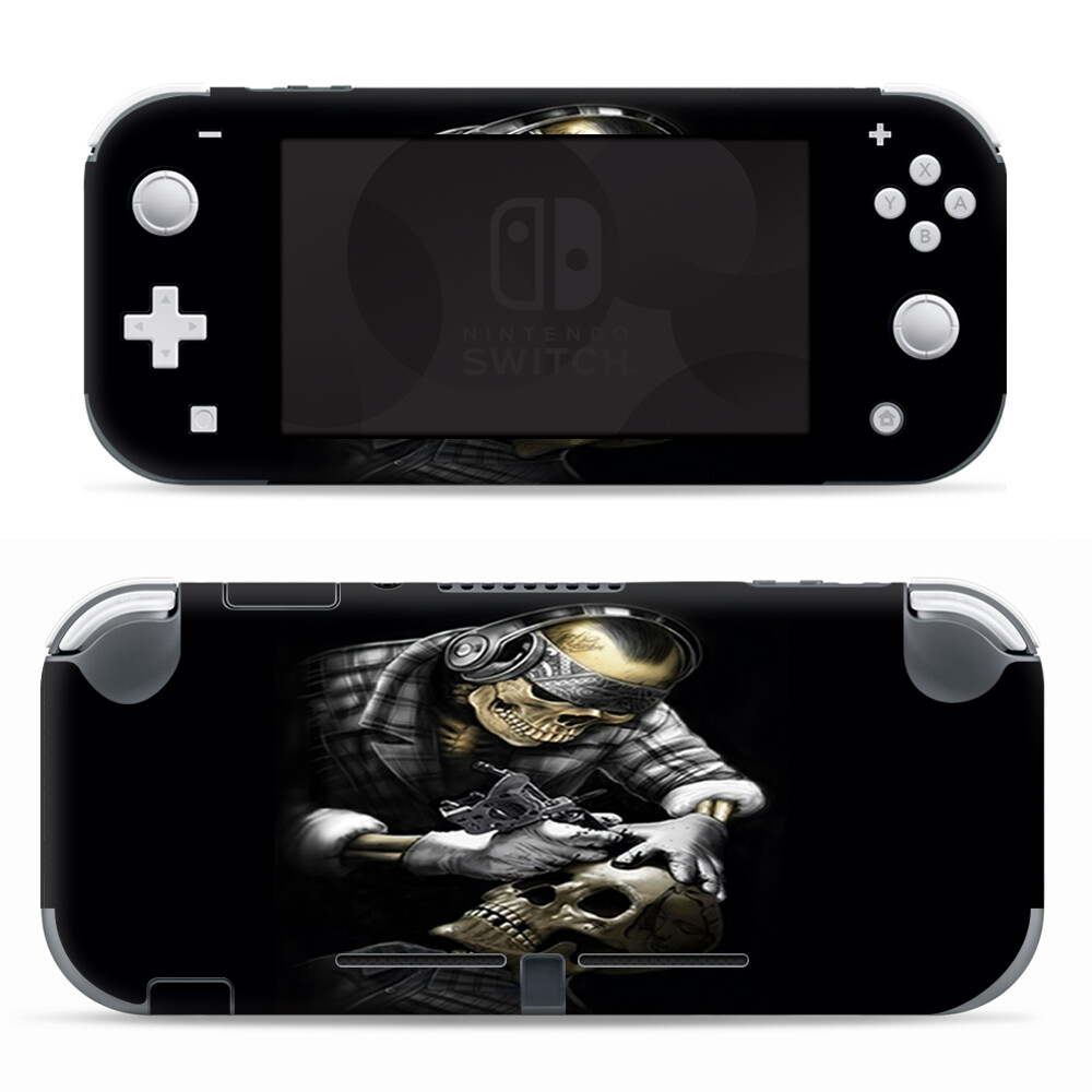 Skins Decals wrap for Nintendo Switch Lite - Skeleton tattooer