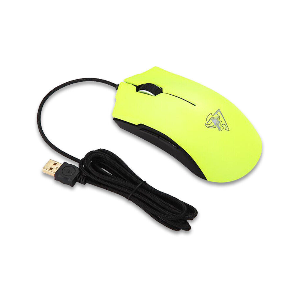 Rantopad Wired 87 Keys Gaming Mechanical Keyboard /Mouse/ Mousepad Bundle Yellow