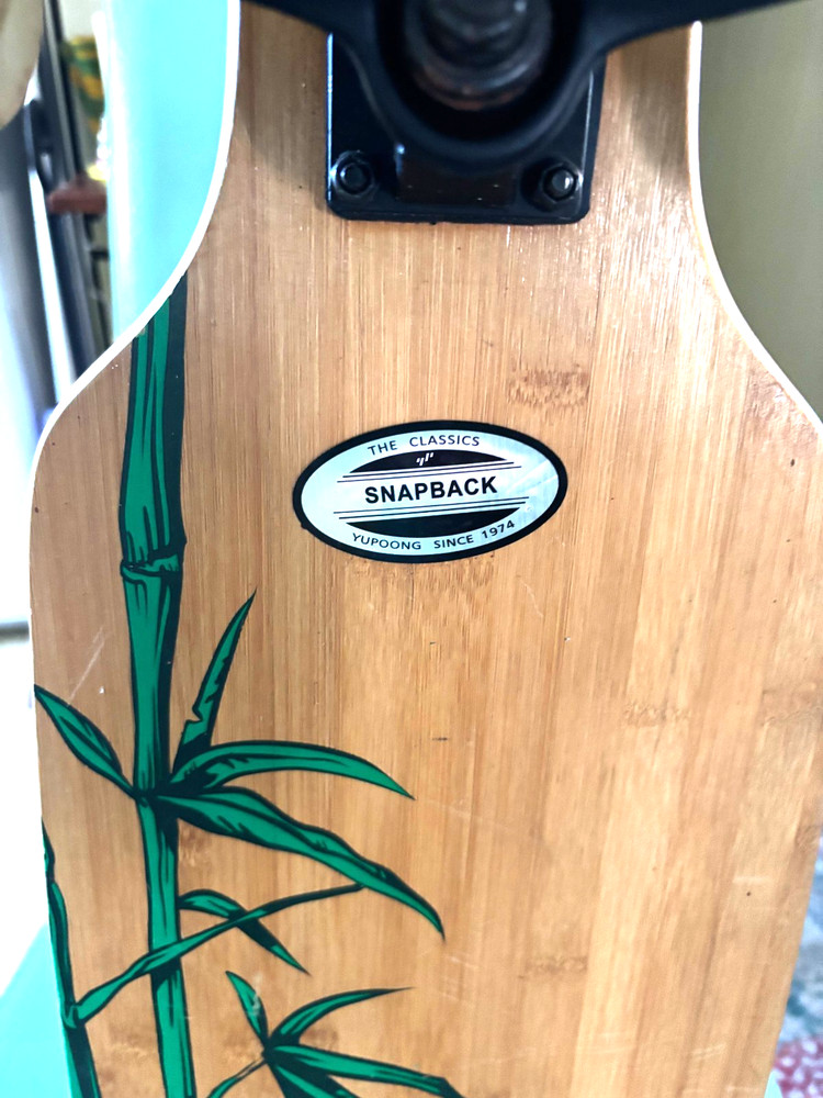 Krown Skateboards Exotics Bamboo Drop-Through Snapback 42” Longboard