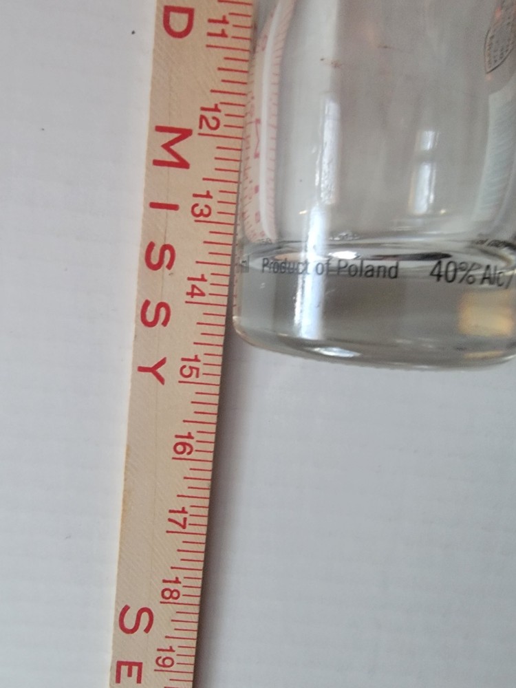 The Diamond Standard Vodka Bottle Empty with Crystal
