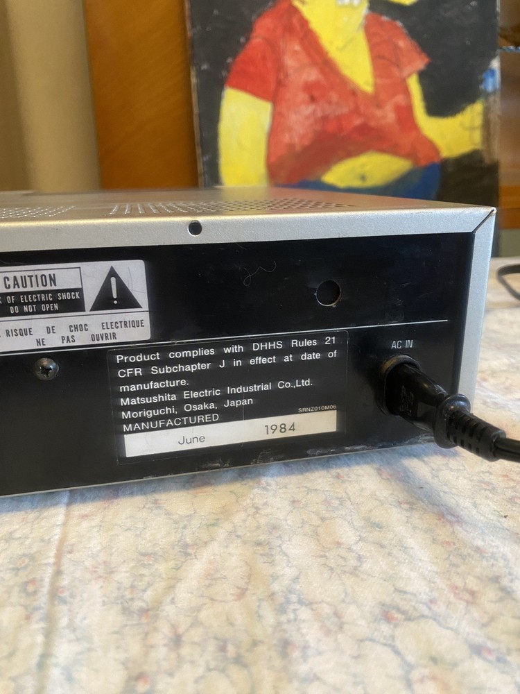 Technics SL-P8 Vintage Compact Disc Player needs repair