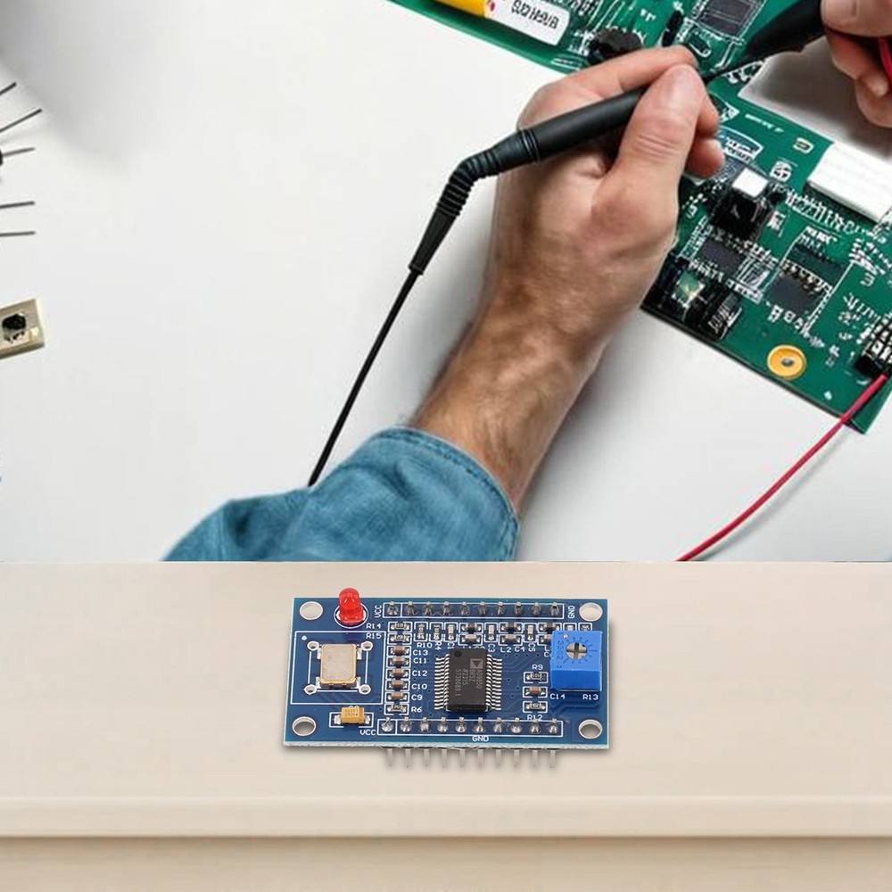 Versatile AD9850 Development Board Module Dual Sine Waves and Dual Square Waves