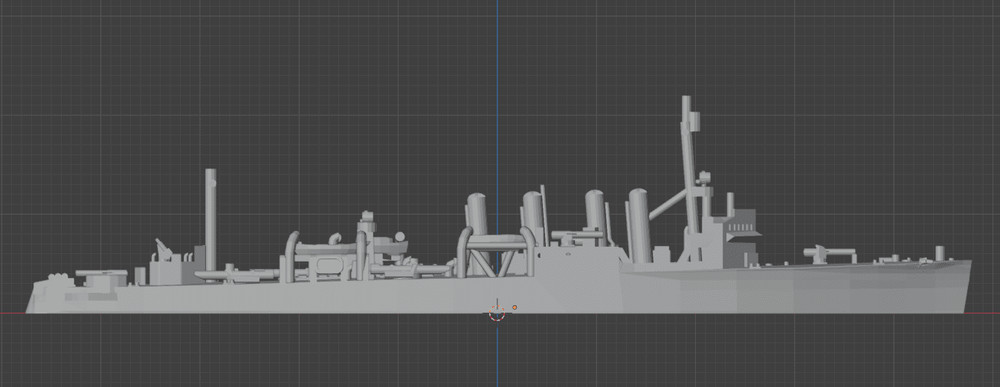 1:700 USN Clemson/Wickes Class Destroyer
