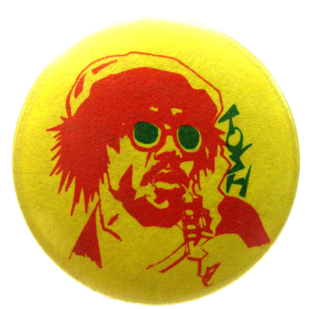TOSH 1.25" pinback button REGGAE