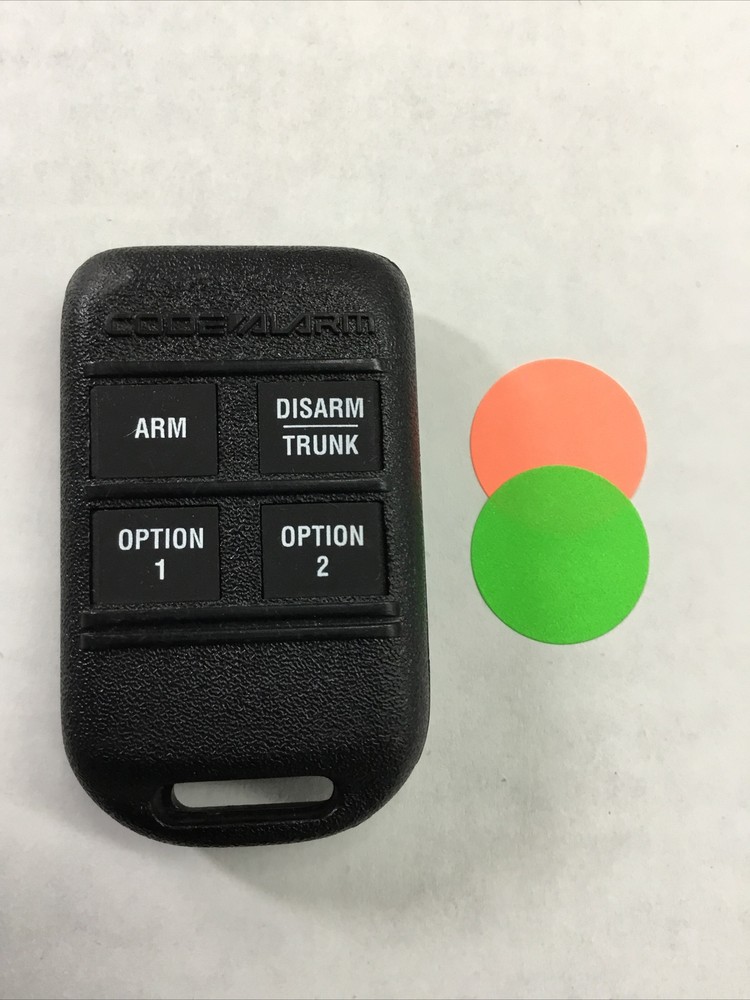 VERY NICE CODE ALARM G4-BUTTON GOH-TSM-23 REMOTE TRANSMITTER FOB - TESTED