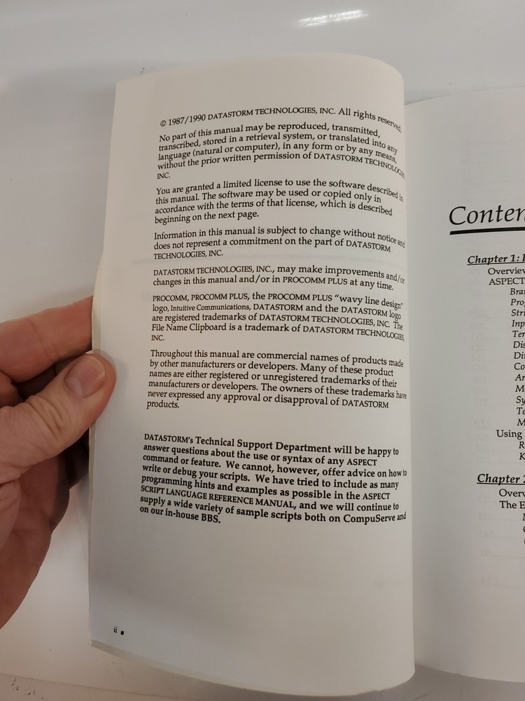 PROCOMM PLUSS-USER MANUAL-1991