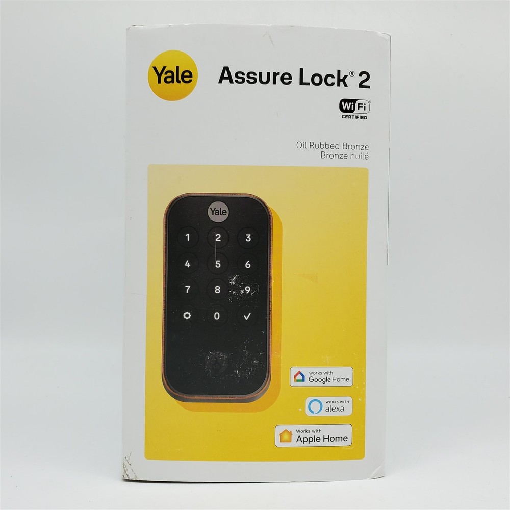 Yale Security Assure Lock 2, Black Suede Keyed Smart Entry Door Lock *NO MODULE*