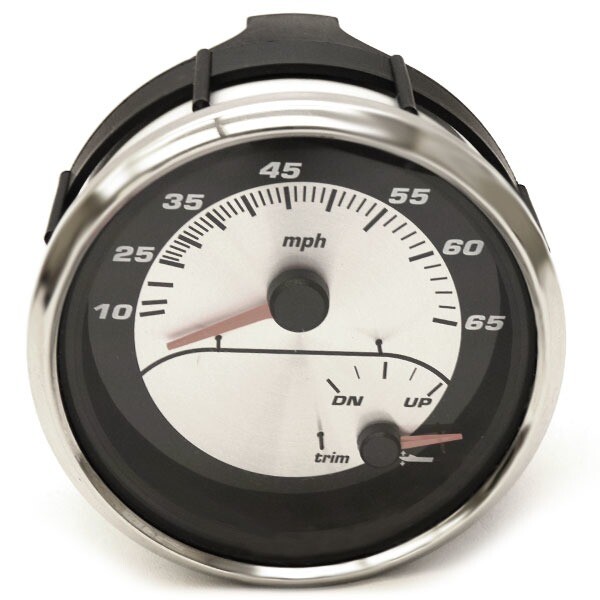 Faria Boat Multi-Function Gauge GSC058B | Mercury Trim Speedometer