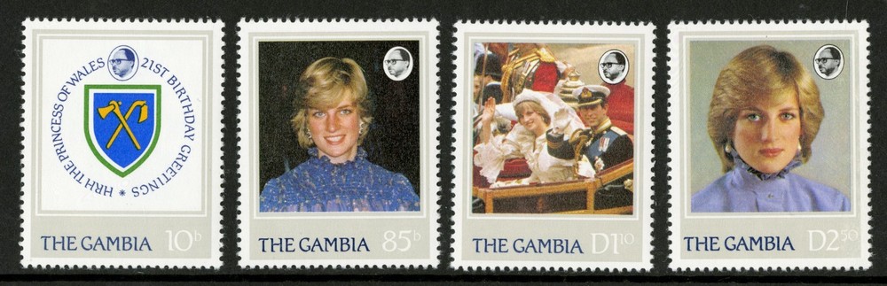 Gambia   1982  Scott # 447-450  Mint Never Hinged Set