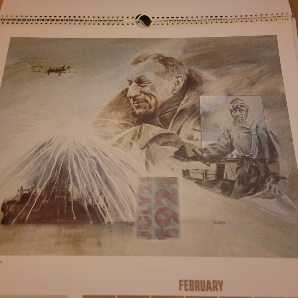 TWO (1981 & 1986) Trainer Flight Simulator by Singer Co. Annual Calendars PLUS !