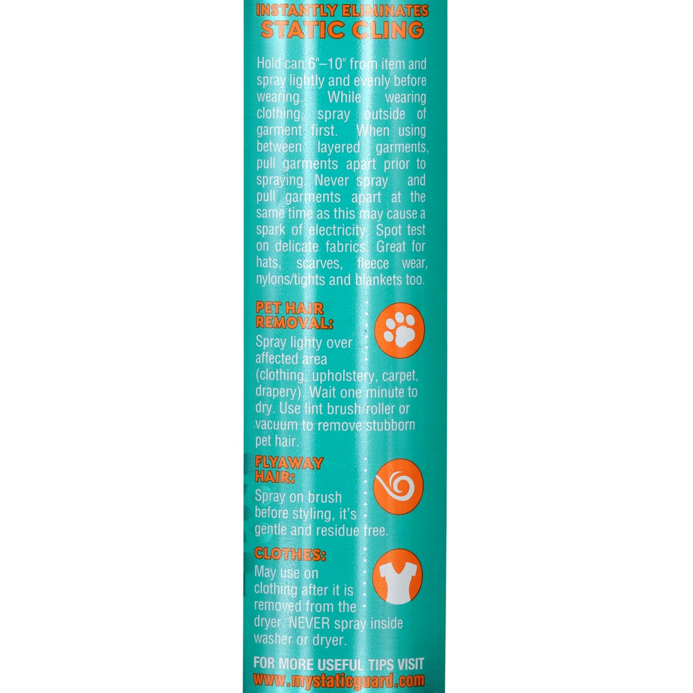 Static Guard Fresh Linen Scent Spray, Safe for All Fabric Types, 5.5 Oz (2 Pack)