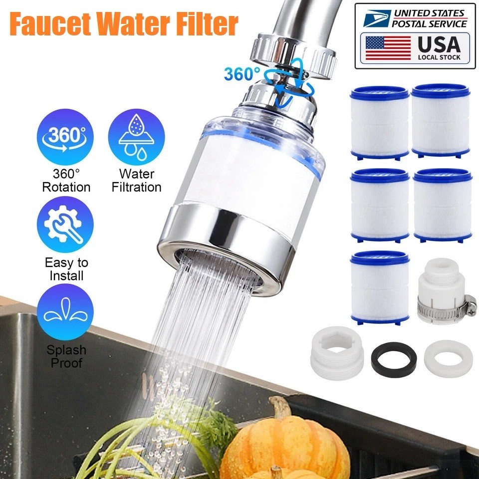 Faucet Water Filter Tap Filtration Kitchen Bathroom Sink Mount Purifier System