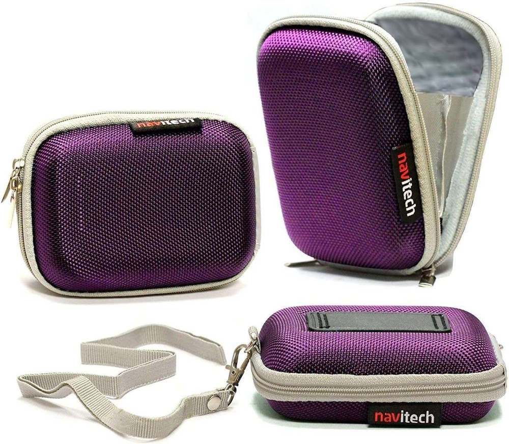 Navitech Purple Camera Case For Sevenat Digital Camera