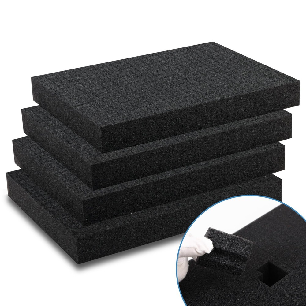 Pick and Pluck Foam Inserts Pre-cubed Pick Apart Sheets for Crafts Toolbox Ga...