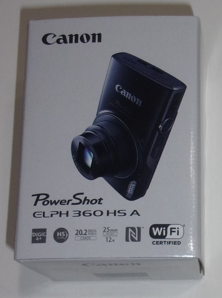 Canon PowerShot ELPH 360 HS A Digital Camera (Black)