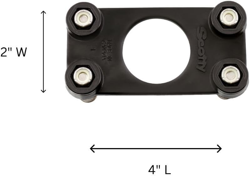 Adjustable Scotty Backing Plate - Essential for Watercraft Structural Support
