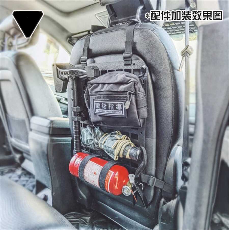 1X Universal Auto Car Seat Back Gun Rack Display Storage Tactical MOLLE Panel