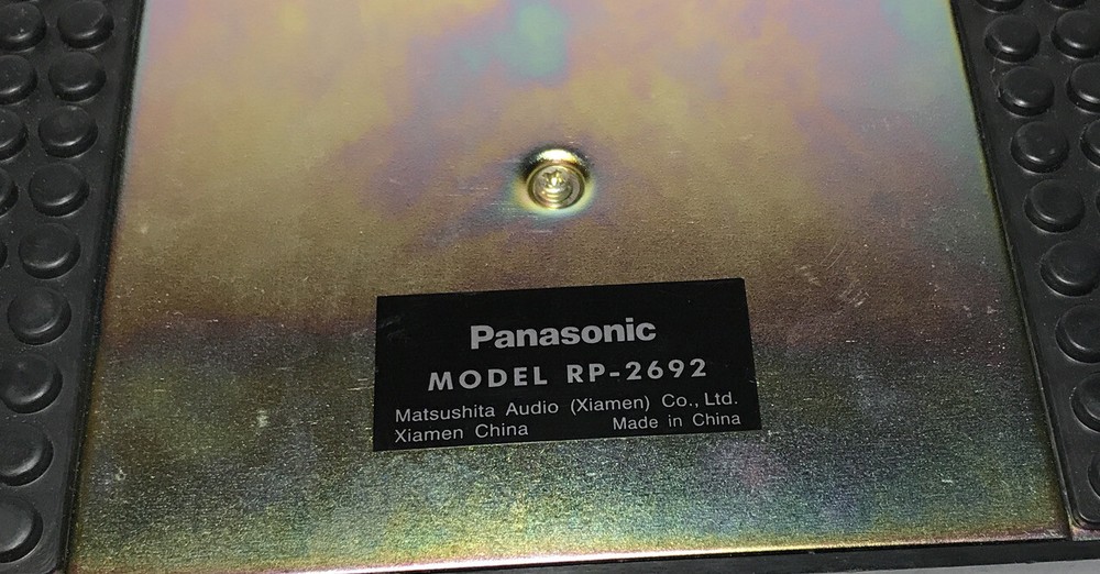 Panasonic RP-2692 Foot Control Pedal