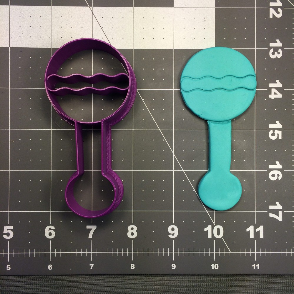 Baby Rattle 101 Cookie Cutter