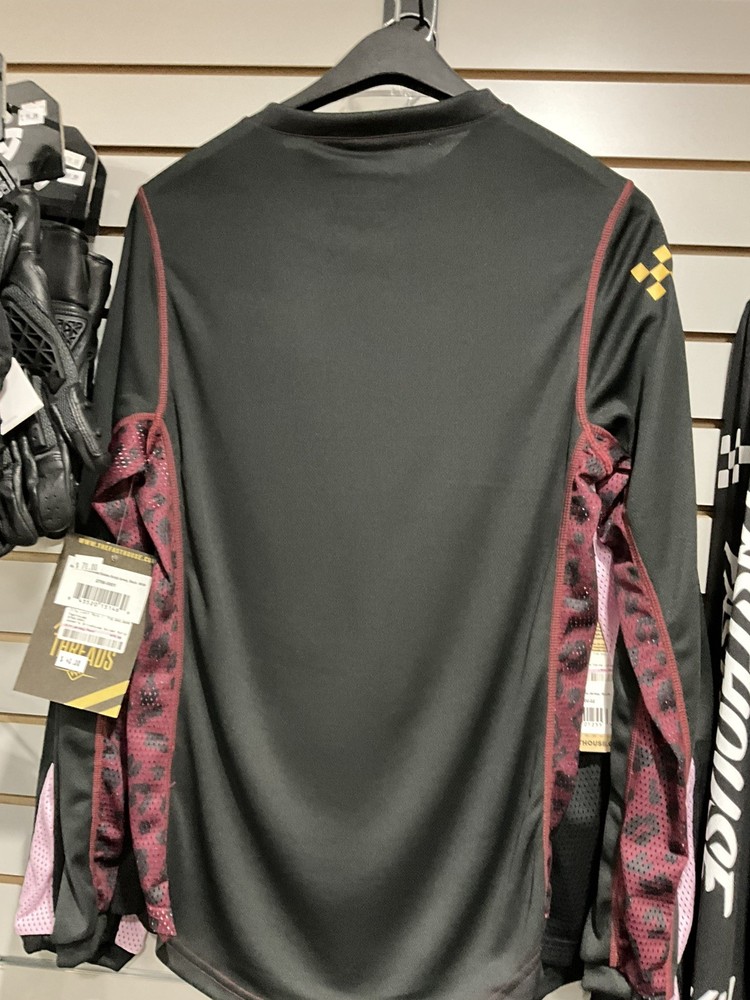 Grindhouse Golden Script Women's Jersey - Black - Medium