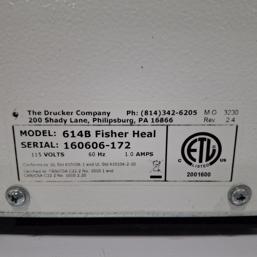 Drucker Diagnostics 614B Centrifuge