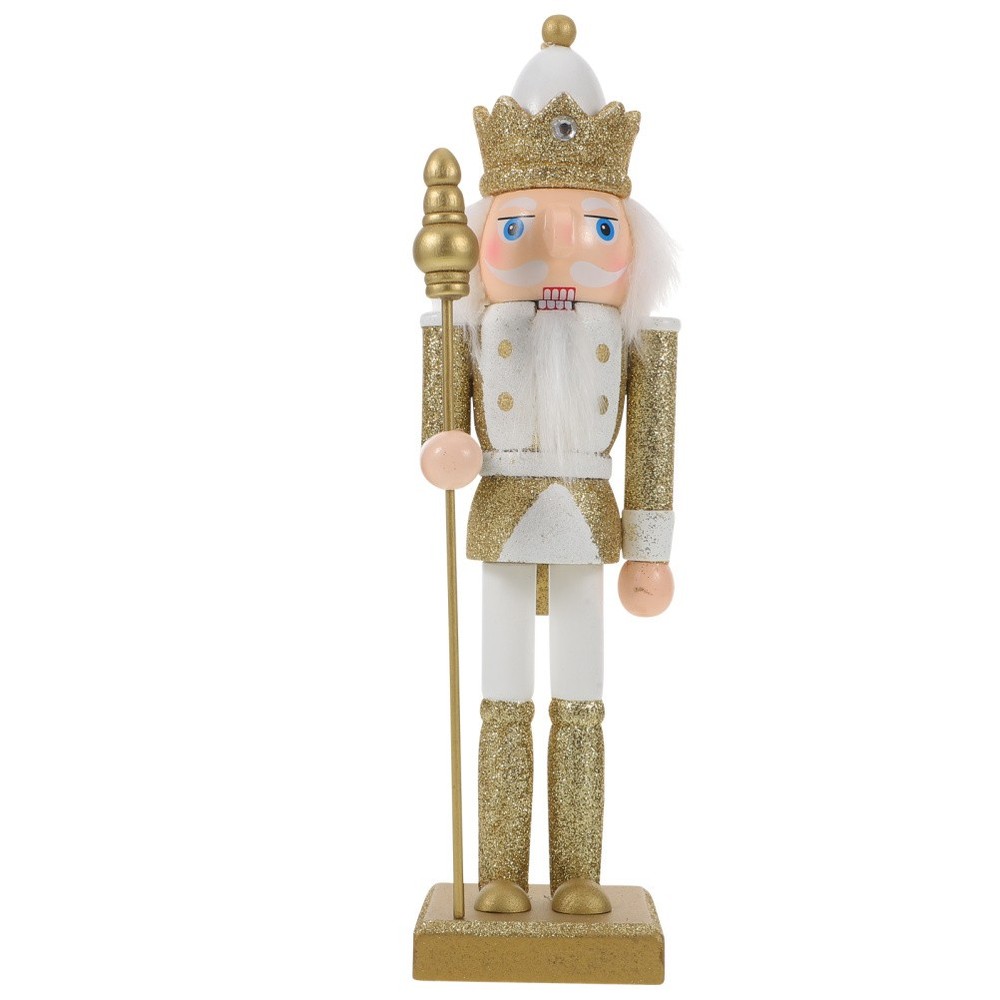 Nutcracker Statue Holiday Figures Christmas Fireplace Decoration