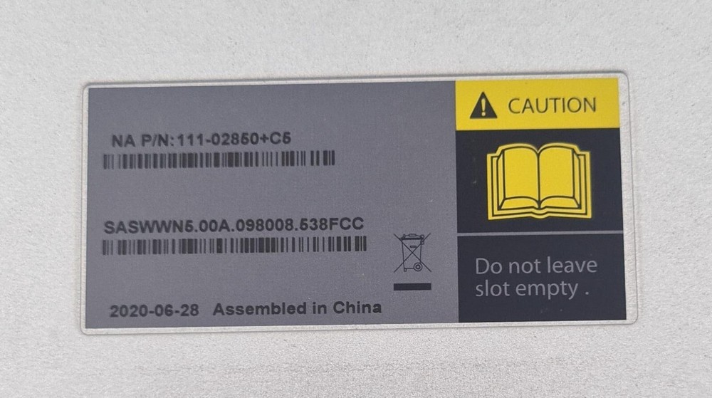 NetApp IOM12 111-02850 111-02850+C5 12G SAS Controller Module