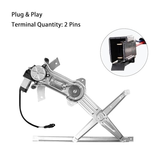Front Left Driver Side Power Window Regulator with Motor Assembly, for 1994