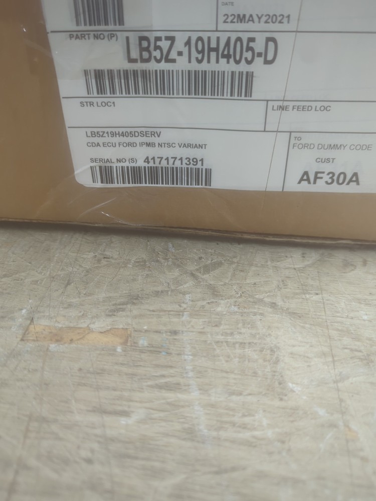 Ford Control Module LB5Z-19H405-D