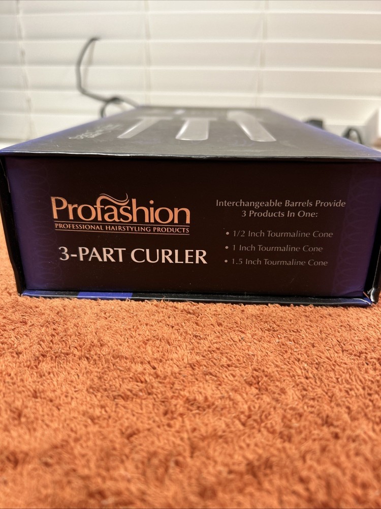 Profashion Trifecta Three Barrel Curling Wand PRO-5300PC