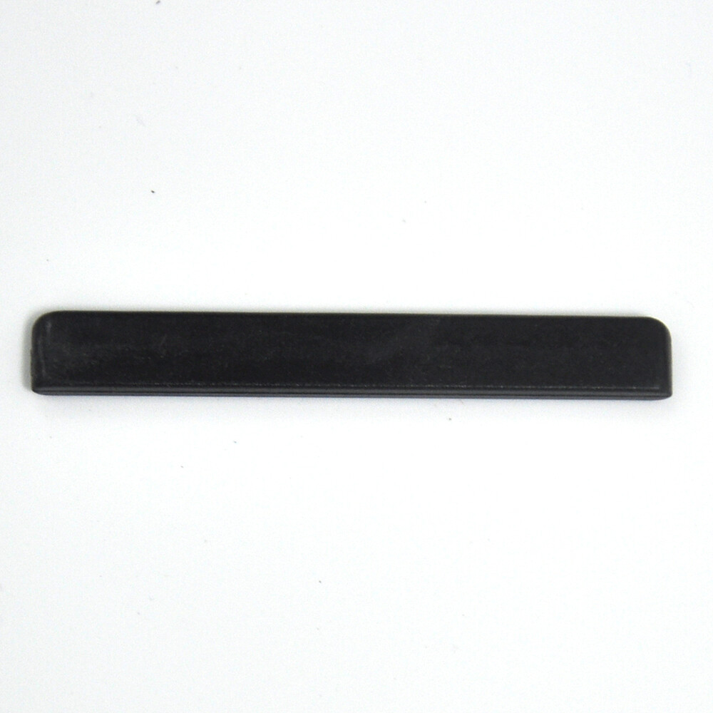 50pcs Black ABS Plastic Ukulele Bridge Saddles 53mm