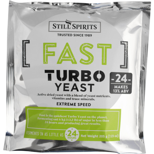 Still Spirits Turbo Yeast - Fast - 6 kg Sugar in 24 hrs - Distilling Moonshine