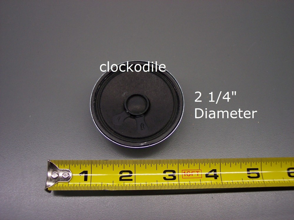 BRAND NEW 2 1/4" REPLACEMENT SPEAKER FOR QUARTZ BATTERY CLOCK MOVEMENT