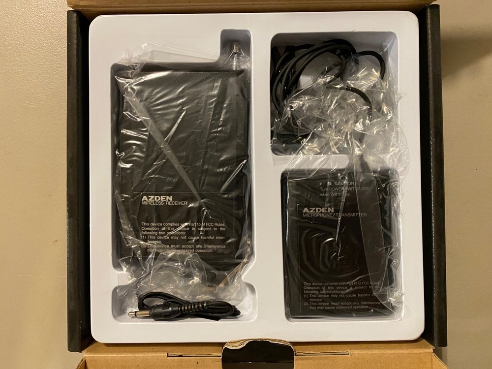 Azden Wireless Micro-Phone System WMS-10, NEW