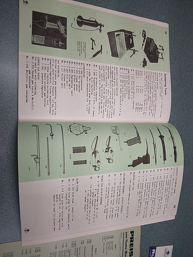 Rudolf Flume Catalog 1967