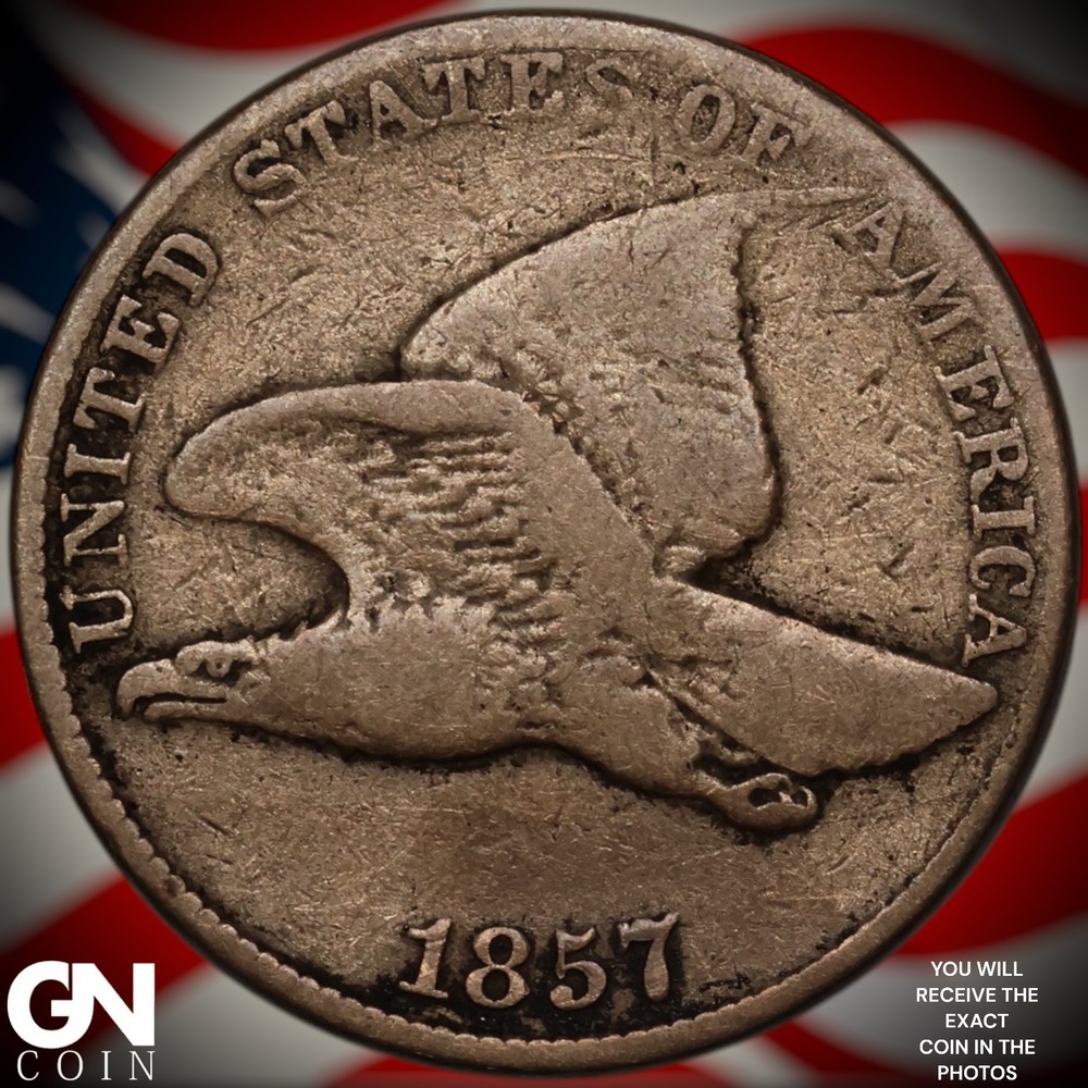 1857 Flying Eagle Cent Penny Z8027