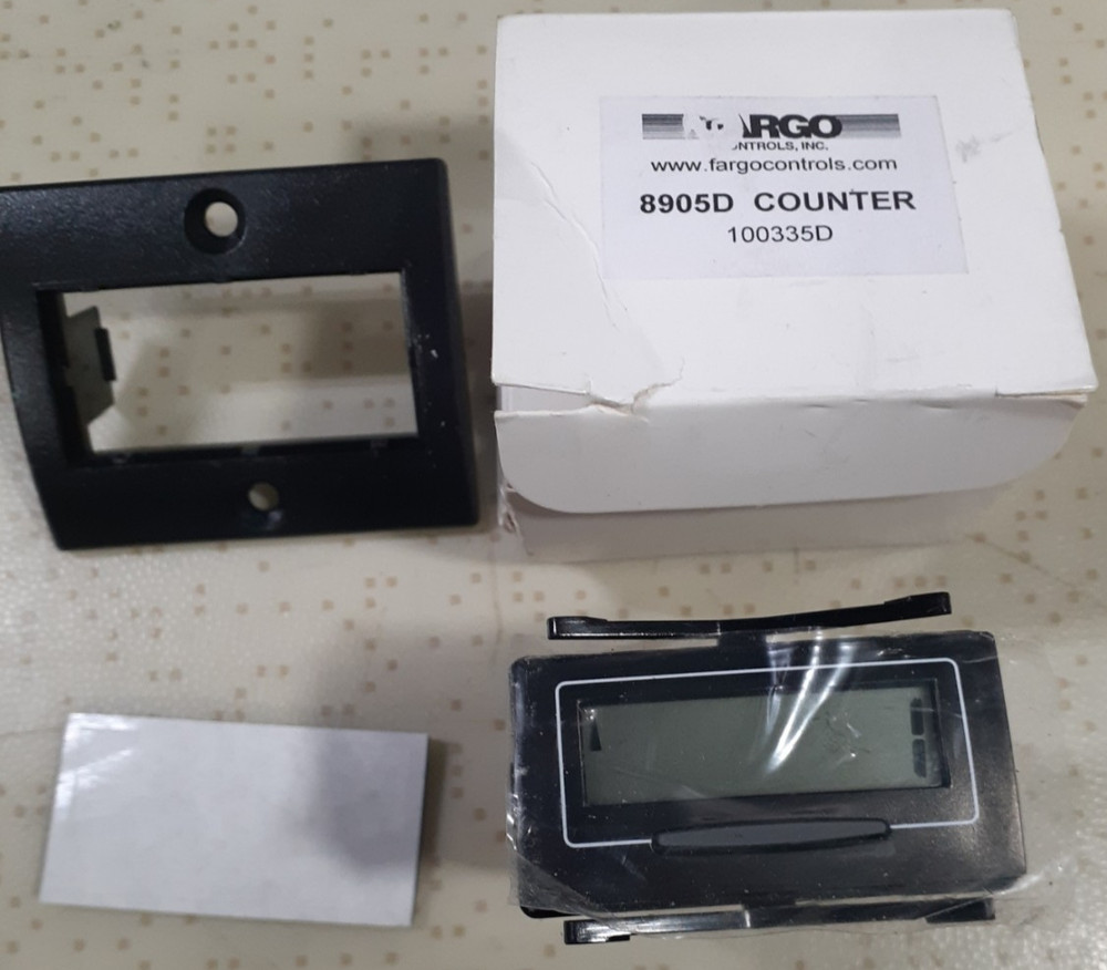 Fargo 8905D, Electronic LCD counter