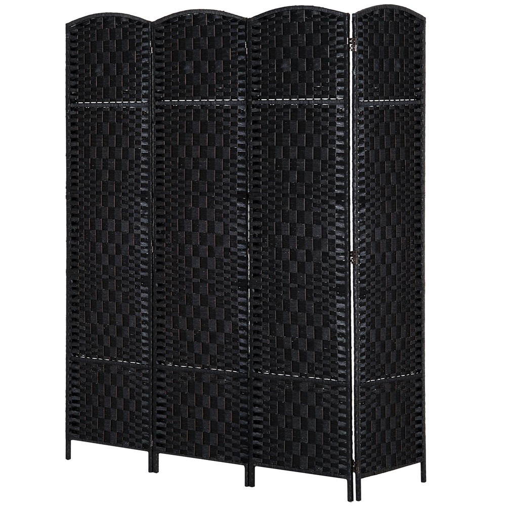 4 Panel Room Divider Folding 6ft Privacy Screen Portable Partition Wall Divider