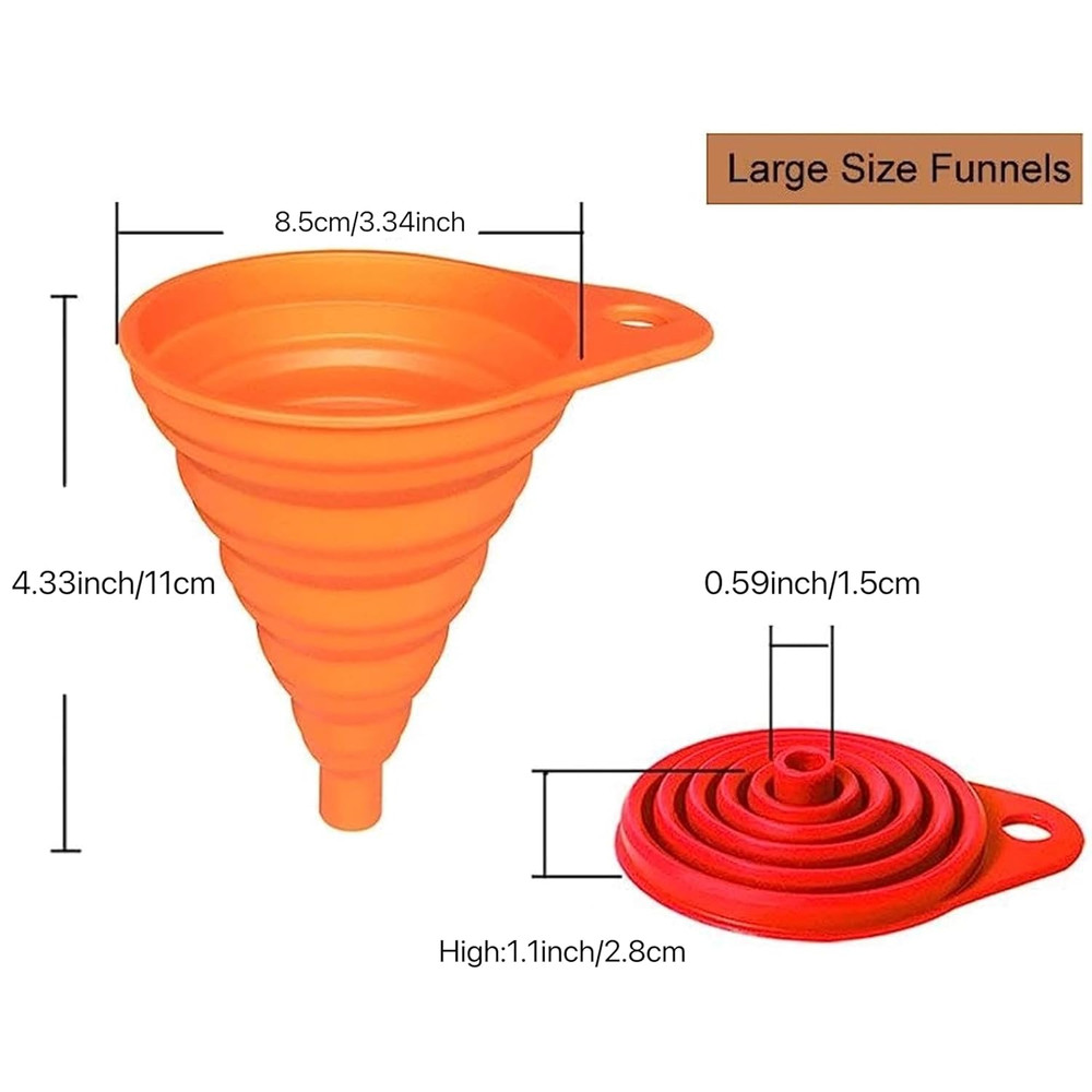 Funnelicious Fun: 4 Silly Silicone Helpers for Liquid Shenanigans!