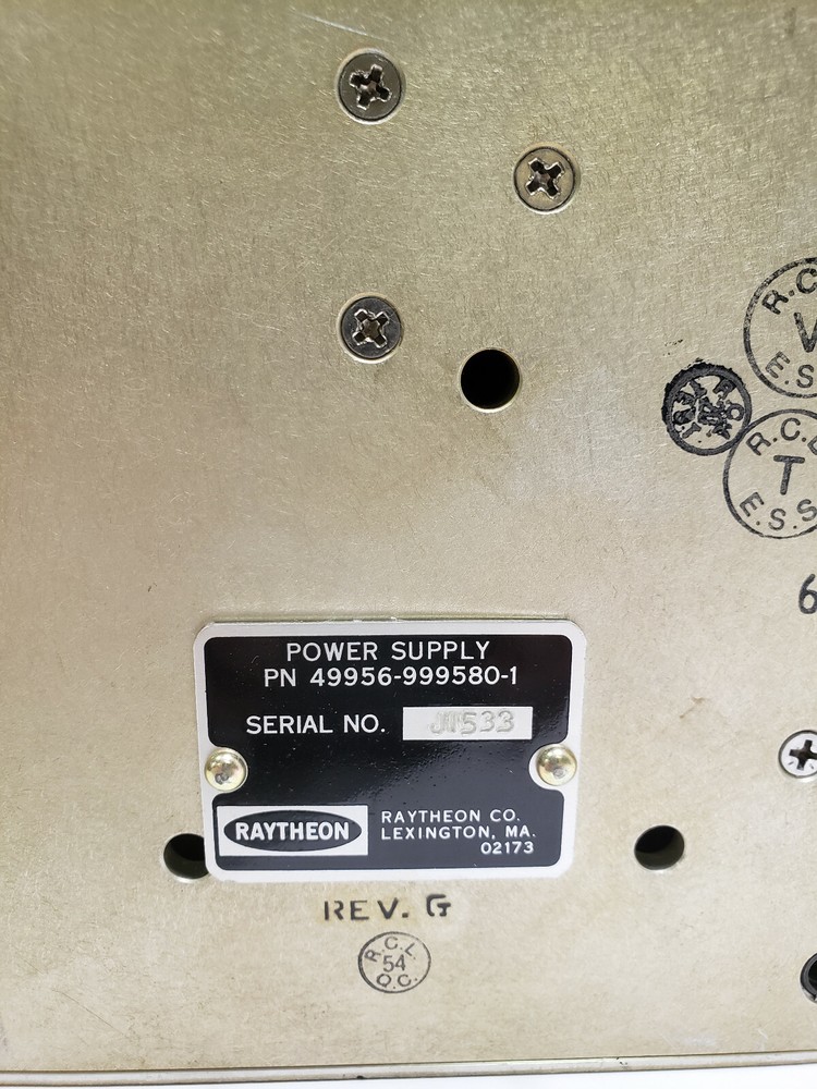 49956-999580-1 Raytheon Power Supply