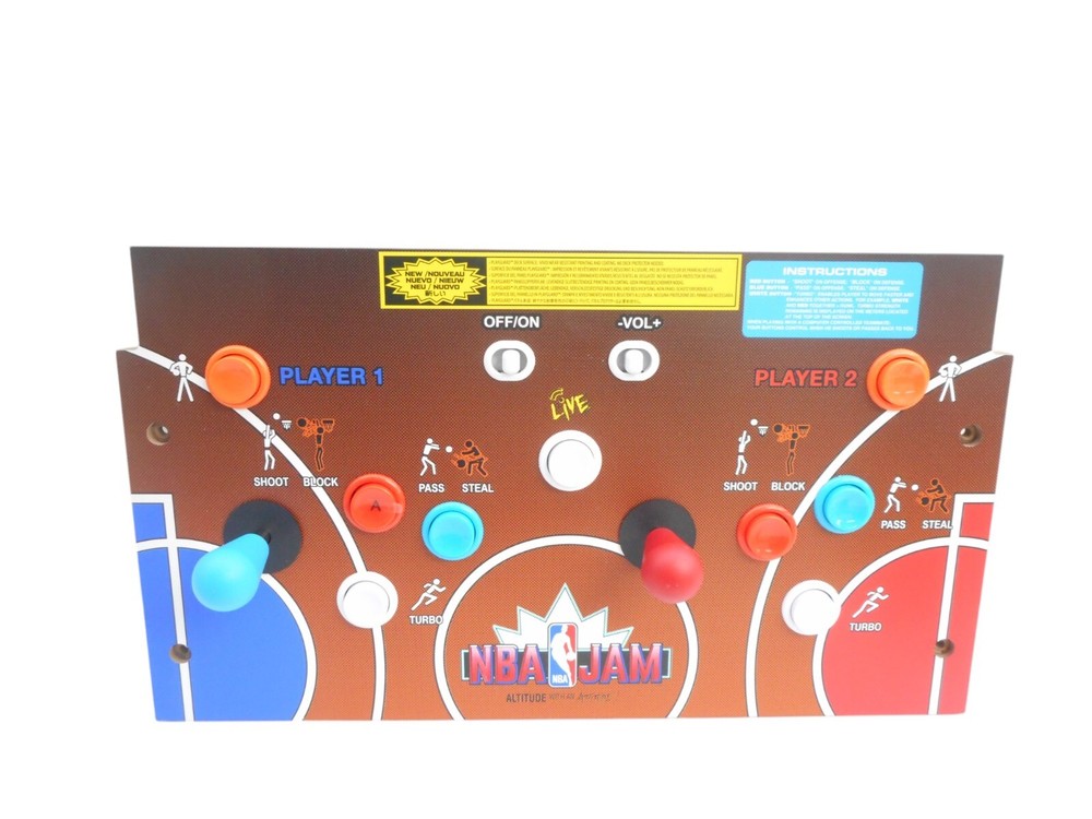 Arcade1Up NBA Jam 2-Player Deluxe Arcade Machine - Control Panel ONLY - NEW