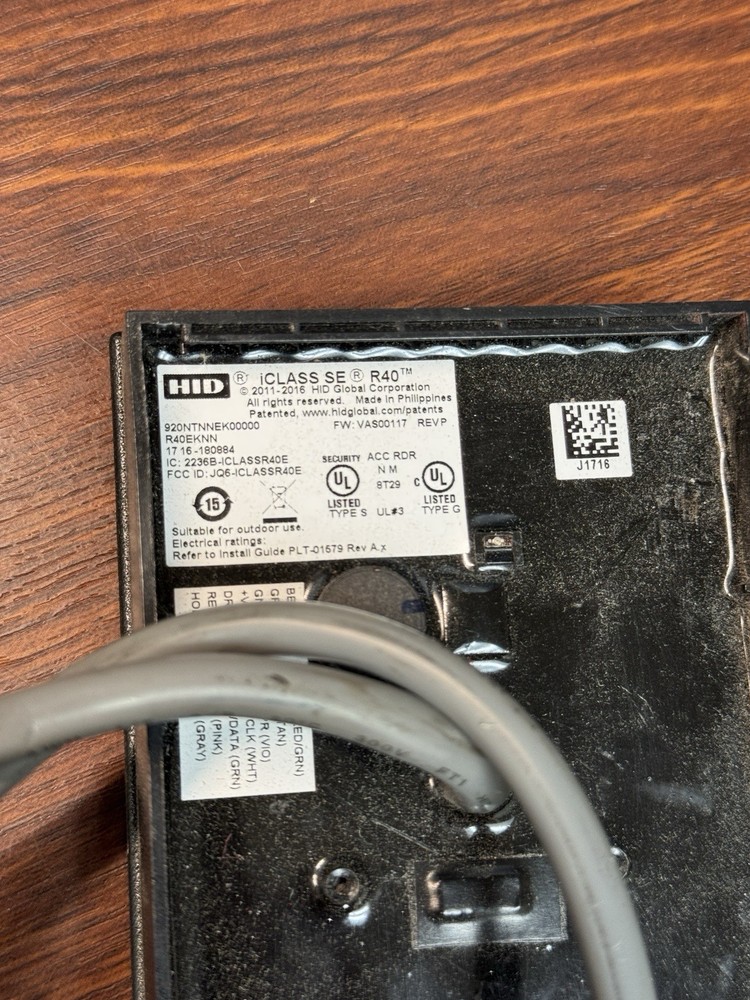 HID 920NTNNEK00000 iClass SE R40 Wall Switch Reader