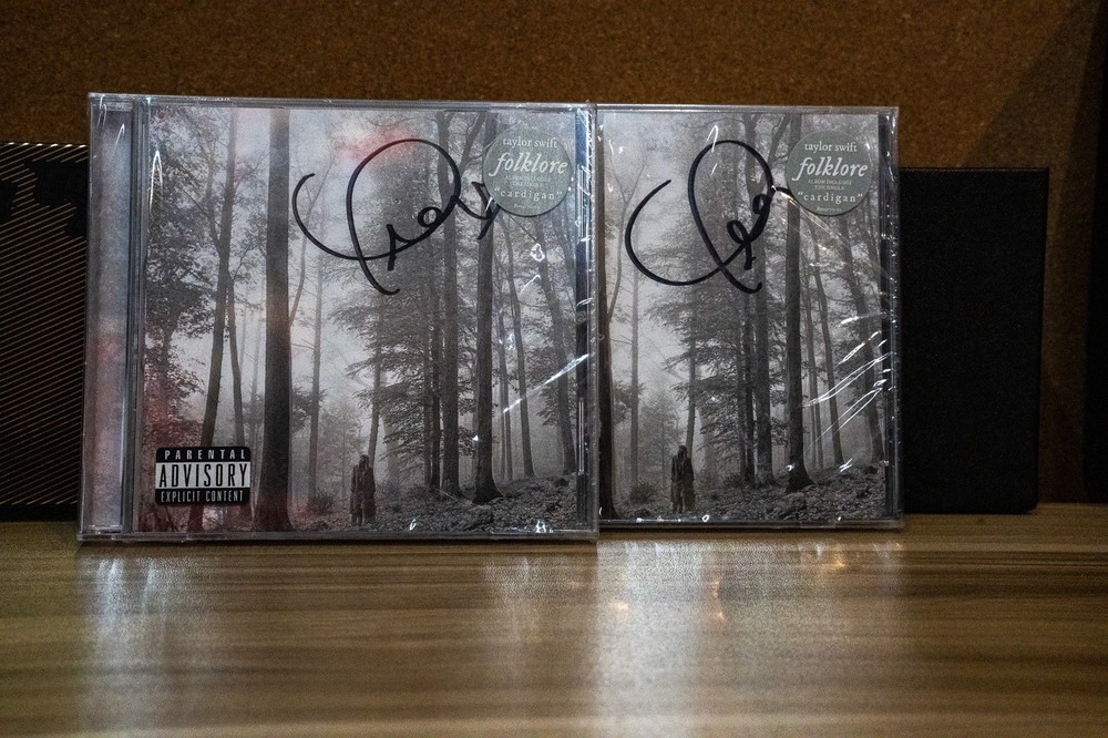 Taylor Swift Autographed Folklore CD Signed Sealed x2
