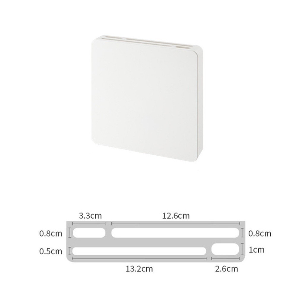 Space Saving Wall Mounted Rack Household Tool Storage Shelf Dust Proof Design