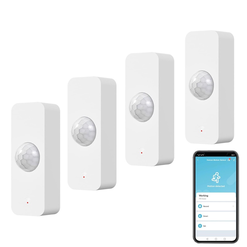 WiFi Motion Sensor, Smart Motion Detector for Home Security, Wireless Motion Sen