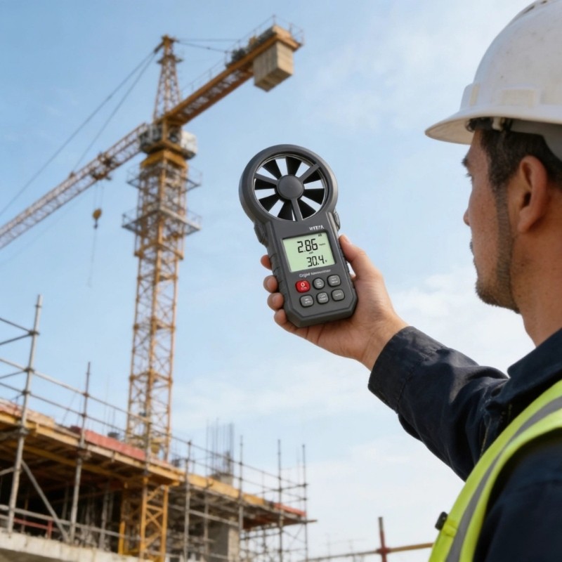 Handheld Wind Gauge Handheld Digital Anemometer for Wind Speeds