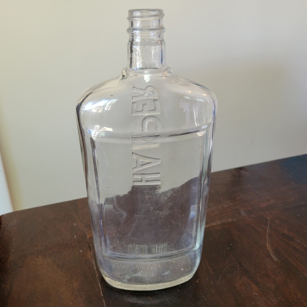 Vintage Harper Liquor Bottle 1 Pint Clear