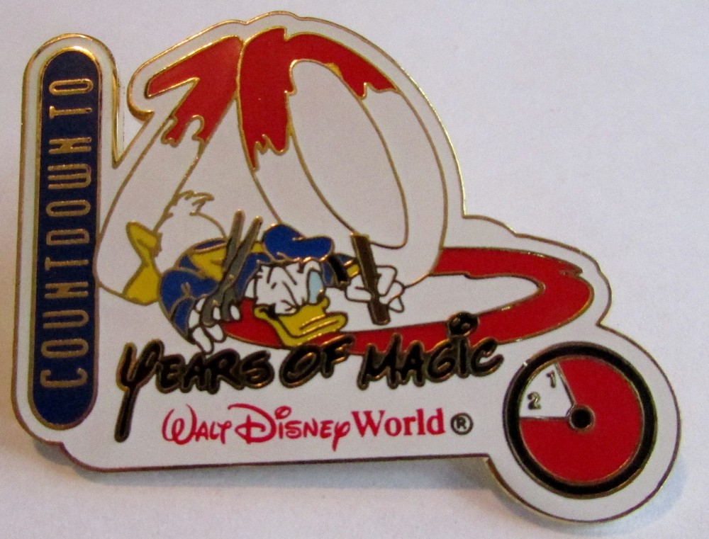 Disney Countdown 100 Years Magic 2 Weeks Donald Duck Pin