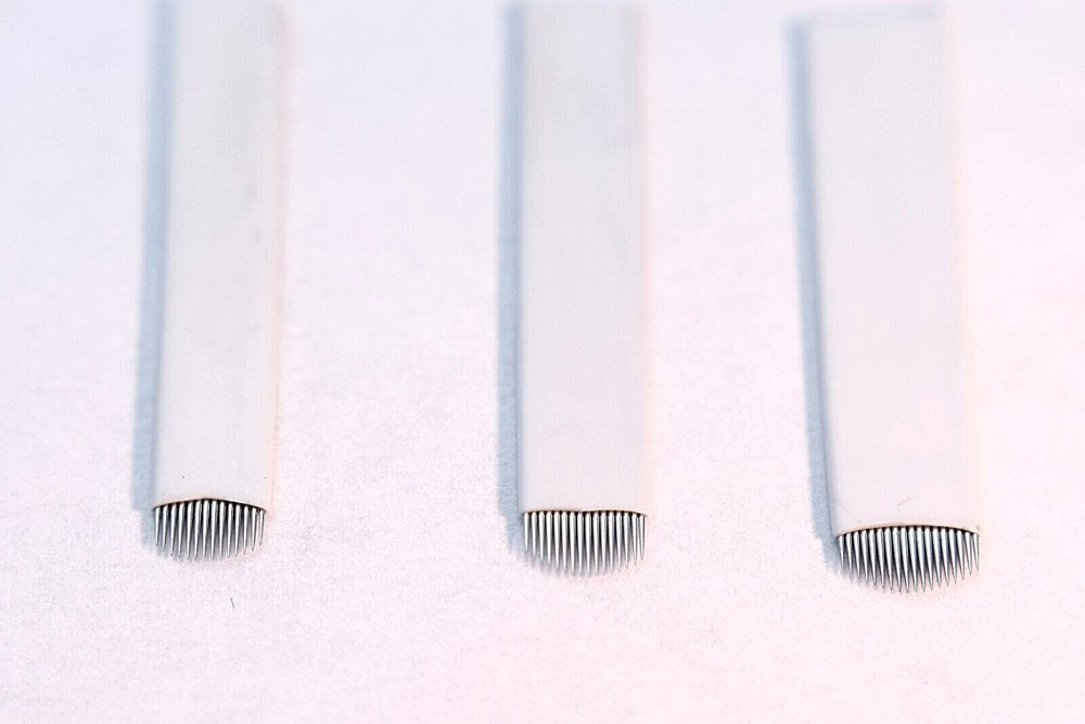 Permanent Makeup Manual Eyebrow Tattoo Microblading Needles 50 100 pcs