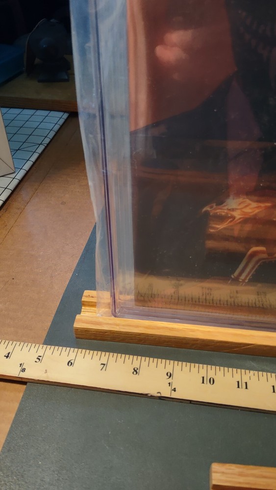 Comic Book Display - Real Wood Wall Mount - Hand Made - Boarded Comics-standard